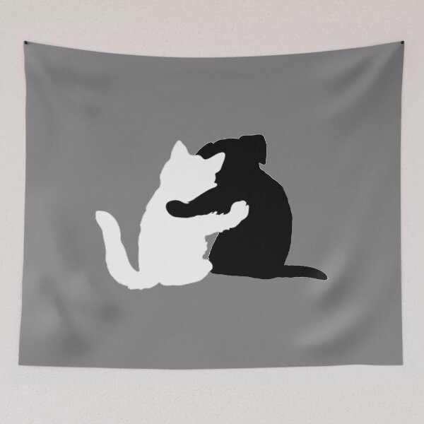 Item preview, You and Me, Pet Pals - White and Black designed and sold by Sweetie Spicy.