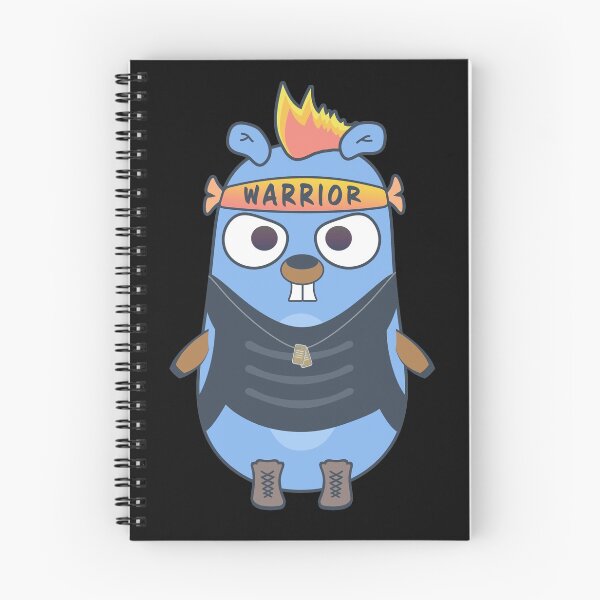 Item preview, Golang gopher warrior style designed and sold by Olena Du.