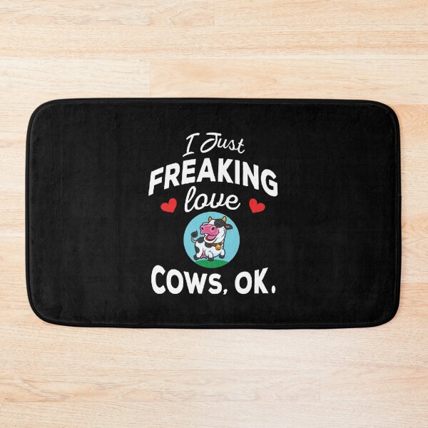 Item preview, I Just Freaking Love Cows Ok - cute and funny cows lover designed and sold by ReadyArt.