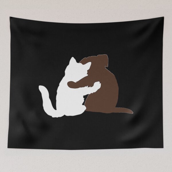 Item preview, You and Me, Pet Pals - White and Brown designed and sold by Sweetie Spicy.