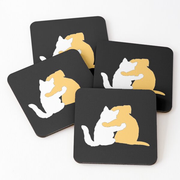 Item preview, You and Me, Pet Pals - White and Gold designed and sold by Sweetie Spicy.