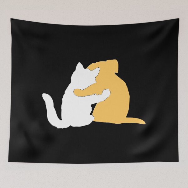 Item preview, You and Me, Pet Pals - White and Gold designed and sold by Sweetie Spicy.