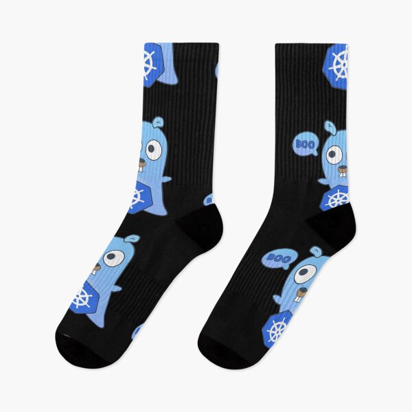 Item preview, Golang gopher ghost and kubernetes designed and sold by Olena Du.