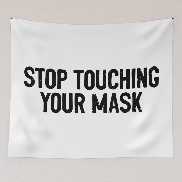 Item preview, Stop Touching Your Mask Vaccine designed and sold by Sour Soul.