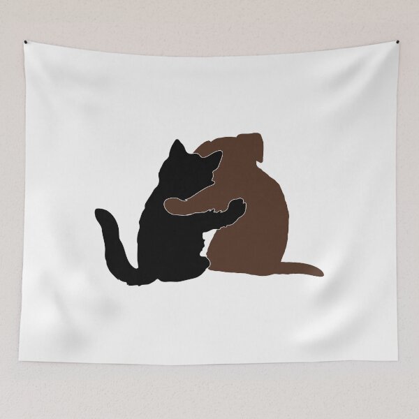 Item preview, You and Me, Pet Pals - Black and Brown designed and sold by Sweetie Spicy.