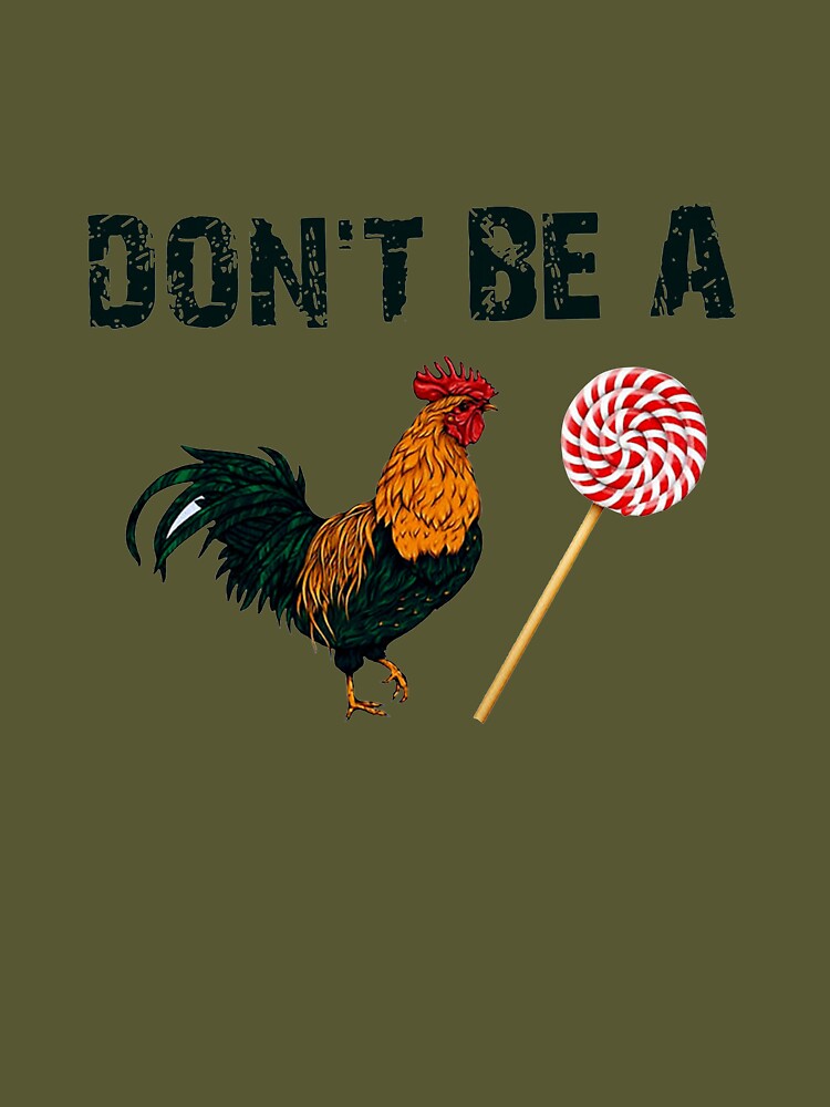 DON'T BE A CHICKEN LOLLIPOP Sticker for Sale by Princez21