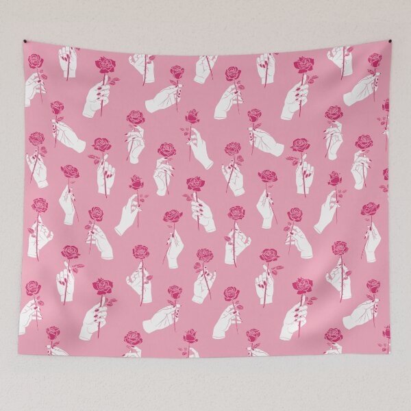 Item preview,  Hands Holding Roses in Pink designed and sold by Paisley Yazel.