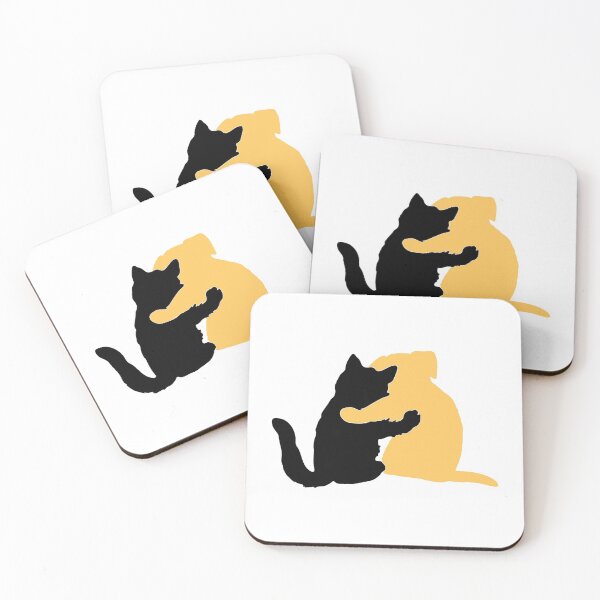 Item preview, You and Me, Pet Pals - Black and Gold designed and sold by Sweetie Spicy.