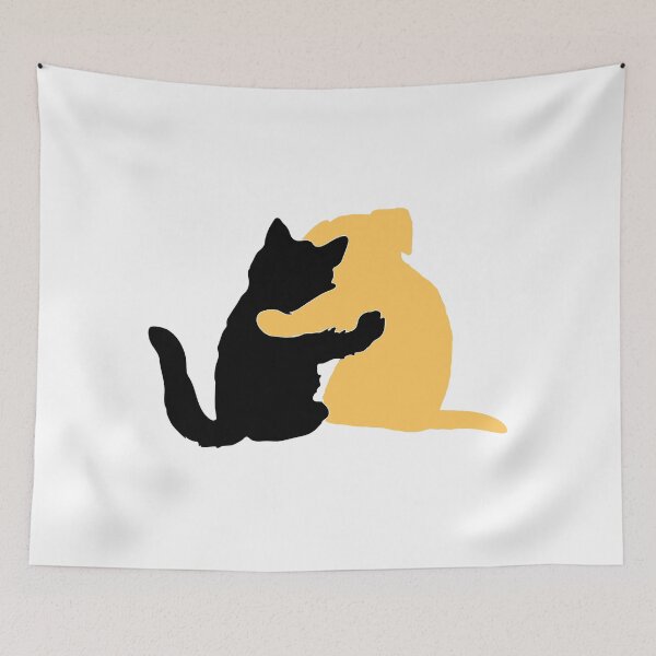 Item preview, You and Me, Pet Pals - Black and Gold designed and sold by Sweetie Spicy.