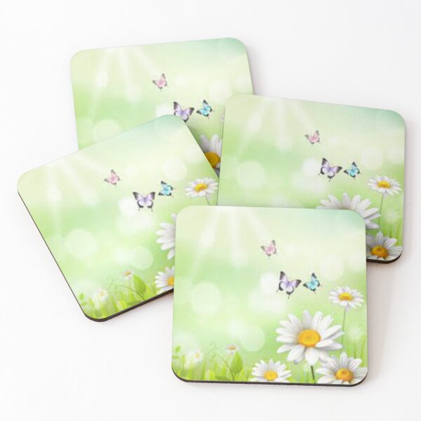 Item preview, daisies and butterflies designed and sold by nigejohn.