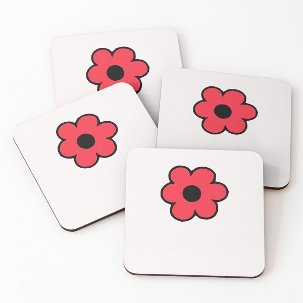Item preview, small red flower designed and sold by Floralsharry.