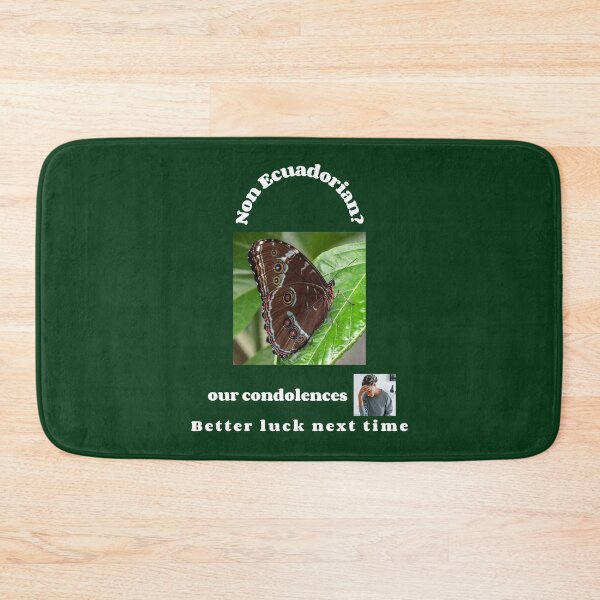 Item preview, "Condolences to non Ecuadorians"  (white text) designed and sold by skoumpourdides.