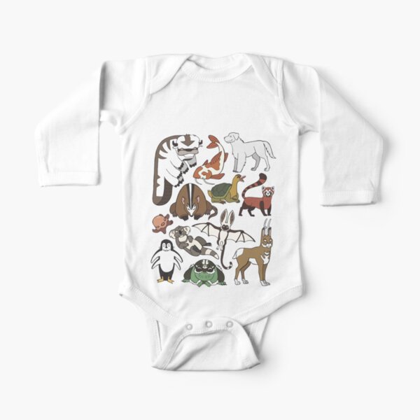 Avatar Menagerie Long Sleeve Baby One-Piece