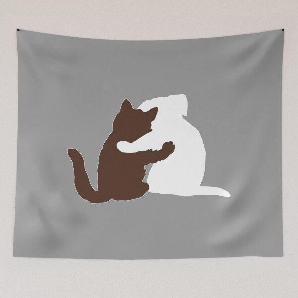 Item preview, You and Me, Pet Pals - Brown and White designed and sold by Sweetie Spicy.
