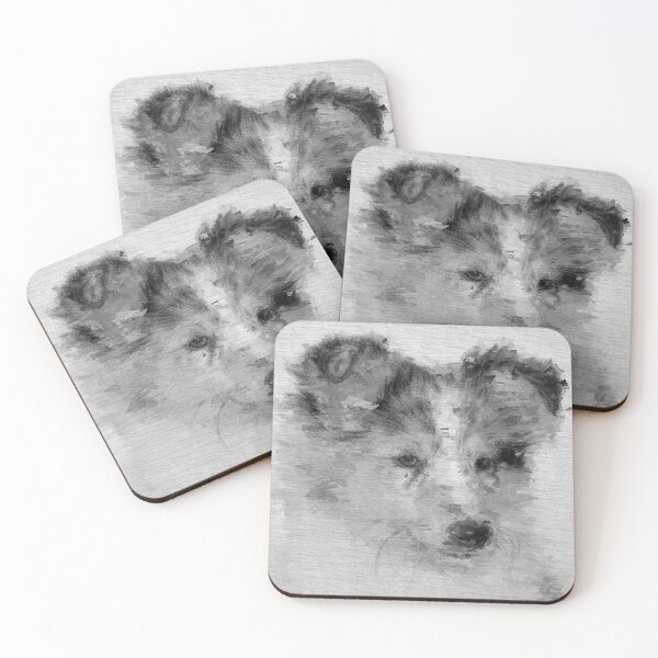 Item preview, Australian Shepard Portrait designed and sold by dreamofdenim.