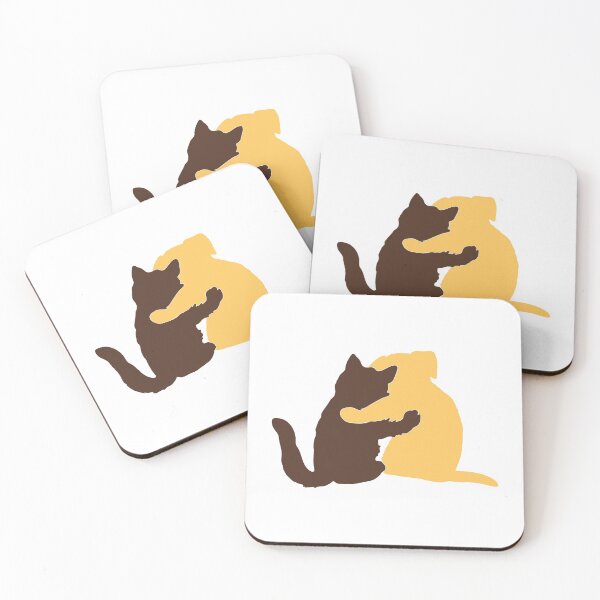 Item preview, You and Me, Pet Pals - Brown and Gold designed and sold by Sweetie Spicy.