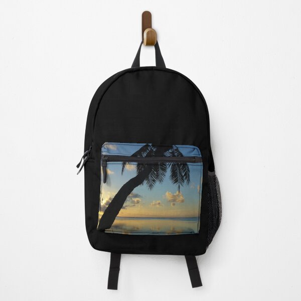 Item preview, Peaceful Blue Palm Tree Sunset designed and sold by KaSaPo.