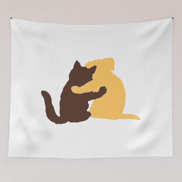 Item preview, You and Me, Pet Pals - Brown and Gold designed and sold by Sweetie Spicy.