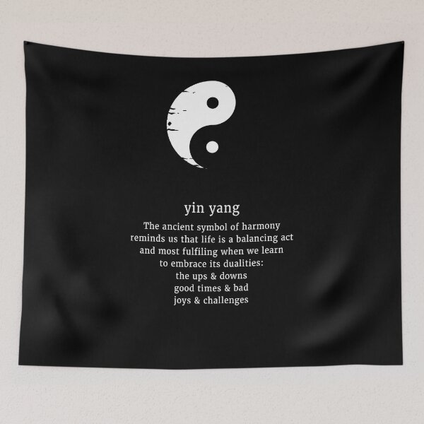 Item preview, Yin Yang Quote designed and sold by Peace And Yogi.