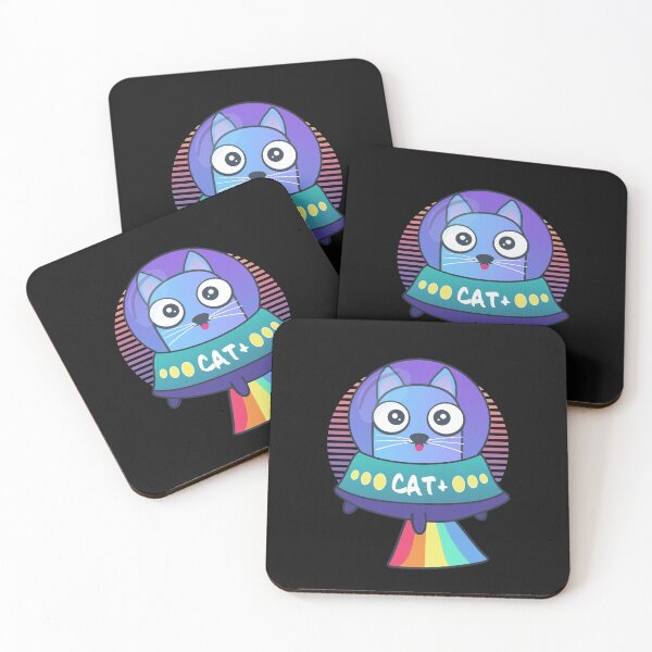 Item preview, Sunset and funny cat alien designed and sold by Olena Du.