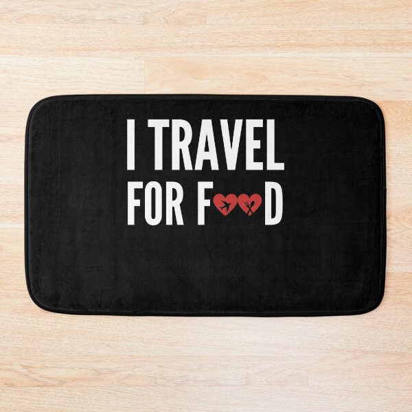 Item preview, I Travel For The Food - Funny Gift designed and sold by Anton Ashraf.