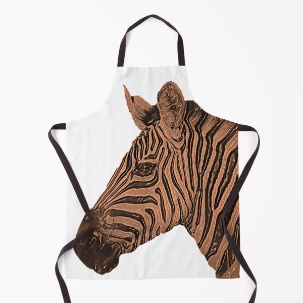 Item preview, Melted Bronze Zebra On White designed and sold by Boakes-Digital.