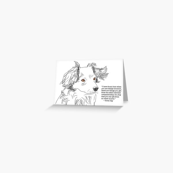 Companionship of a Dog Greeting Card