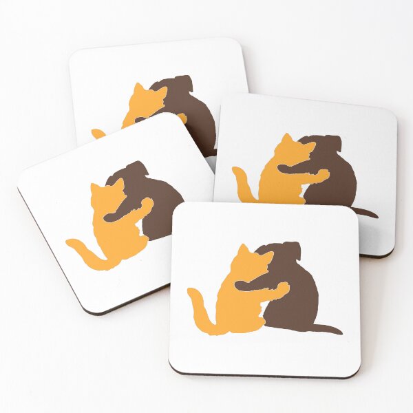 Item preview, You and Me, Pet Pals - Orange and Brown designed and sold by Sweetie Spicy.