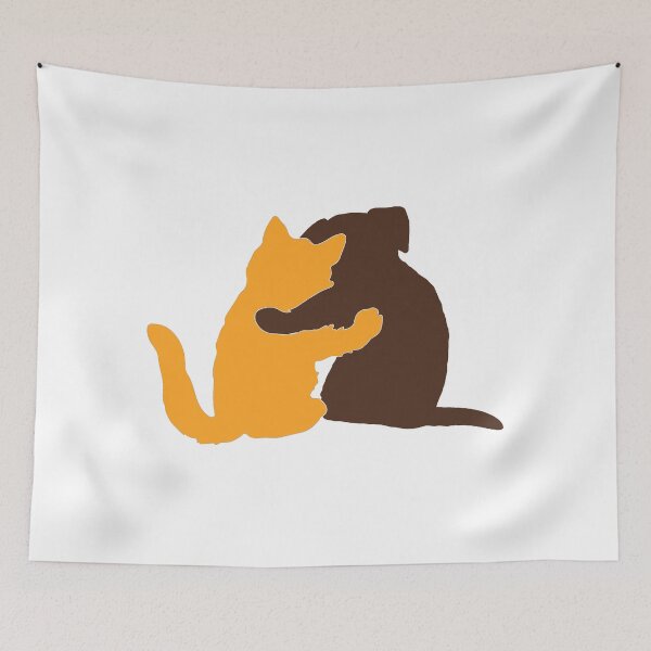 Item preview, You and Me, Pet Pals - Orange and Brown designed and sold by Sweetie Spicy.