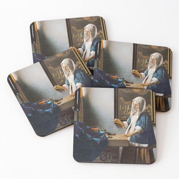 Item preview, Woman Holding a Balance - Johannes Vermeer designed and sold by brushandframes.