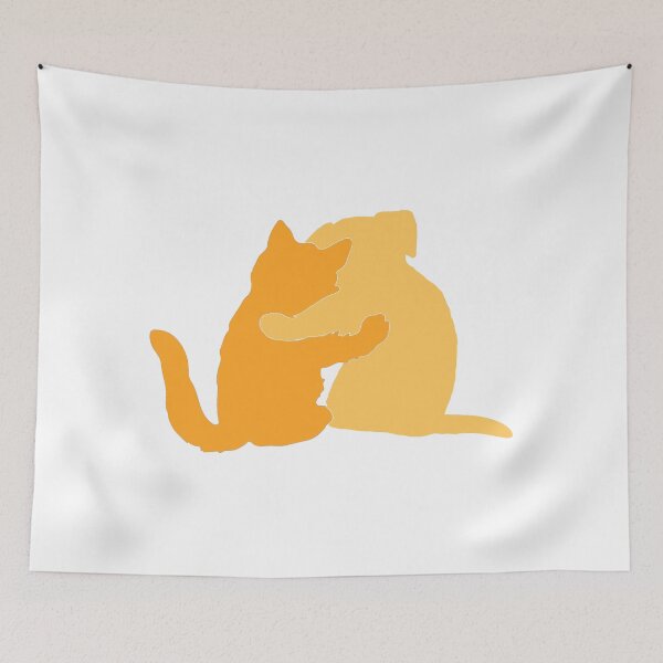 Item preview, You and Me, Pet Pals - Orange and Gold designed and sold by Sweetie Spicy.