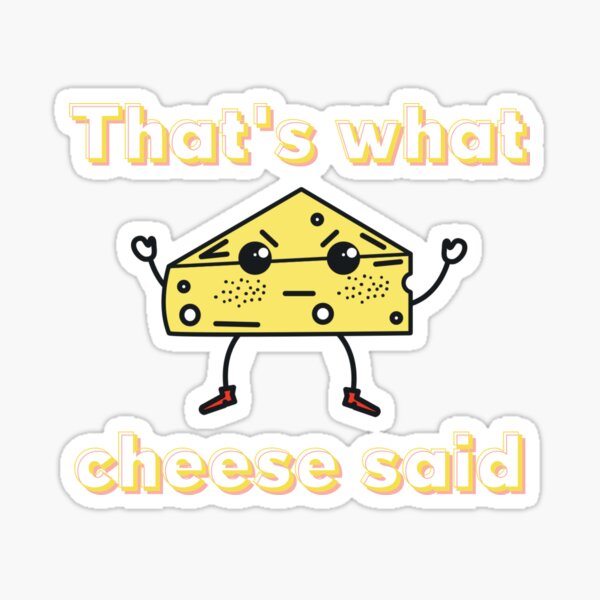 Faites du Brieee, blagues fromage , jeux de mots' Autocollant