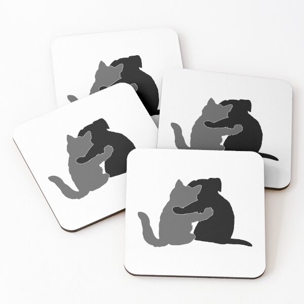 Item preview, You and Me, Pet Pals - Grey and Black designed and sold by Sweetie Spicy.