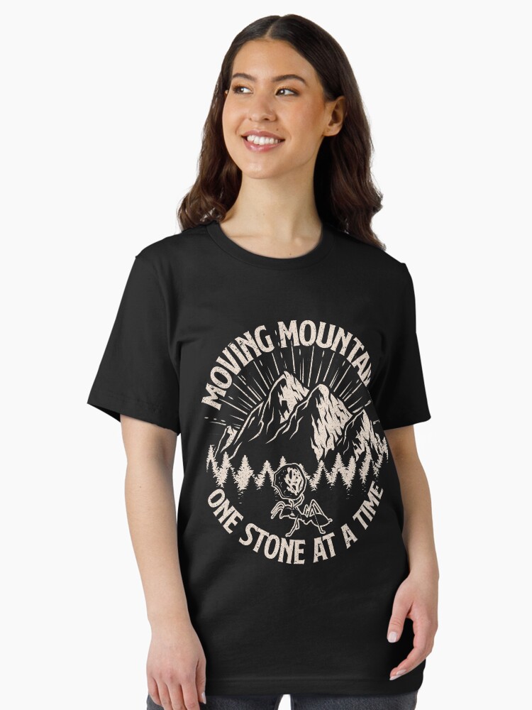 Thumbnail 2 of 7, Essential T-Shirt, Moving Mountains One Stone at a Time designed and sold by v-nerd.