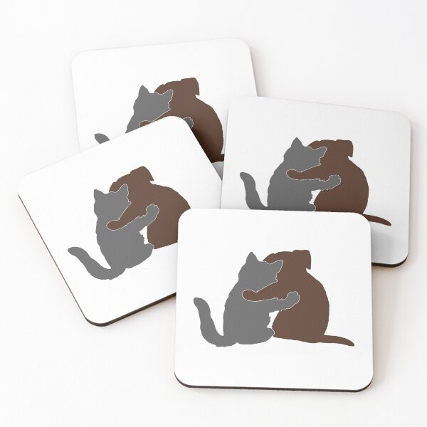 Item preview, You and Me, Pet Pals - Grey and Brown designed and sold by Sweetie Spicy.