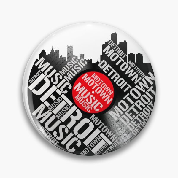 Item preview, Detroit Record with skyline cutout with text. designed and sold by mbogarin-0412.