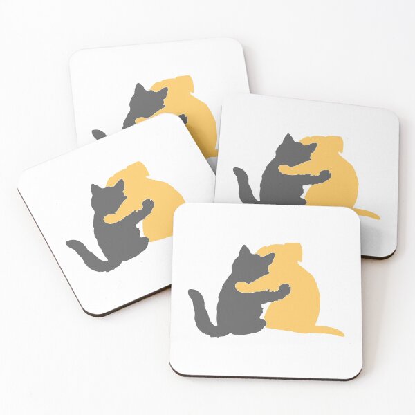 Item preview, You and Me, Pet Pals - Grey and Gold designed and sold by Sweetie Spicy.