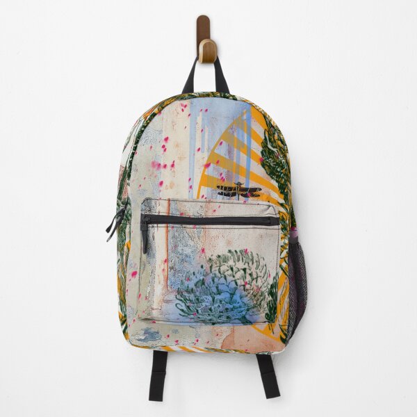 Item preview, Big flowers with yellow circle designed and sold by MAlomarCollage.