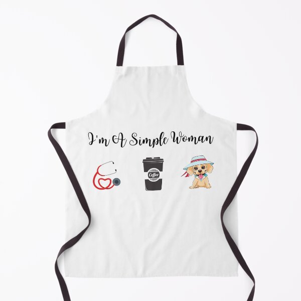 Item preview, I'm a Simple Woman Nurse Coffee Dogs- cool nurses day- nurses students sayings- international nurses day designed and sold by PIXEcompany.