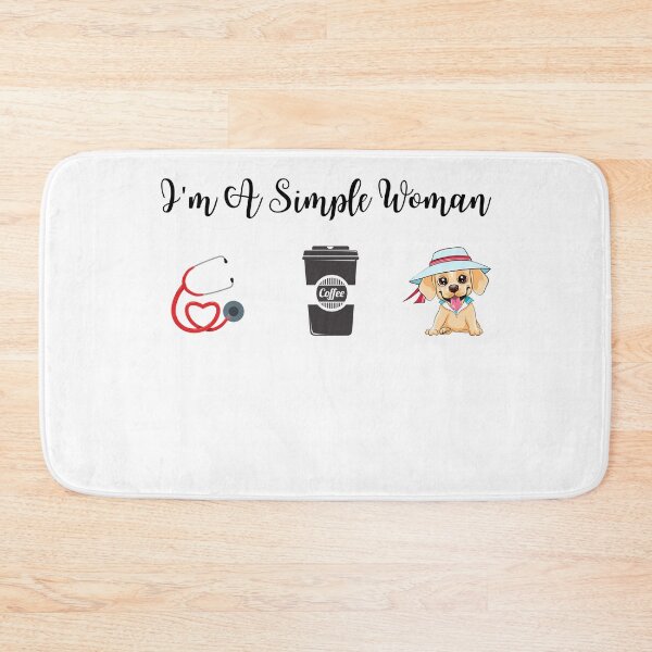 Item preview, I'm a Simple Woman Nurse Coffee Dogs- cool nurses day- nurses students sayings- international nurses day designed and sold by PIXEcompany.
