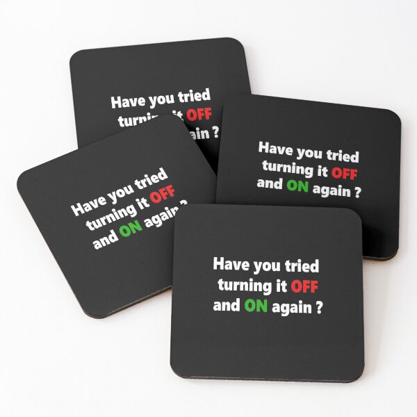 Item preview, Have you tried turning it off and on again, funny saying 3 designed and sold by EzbieArt.