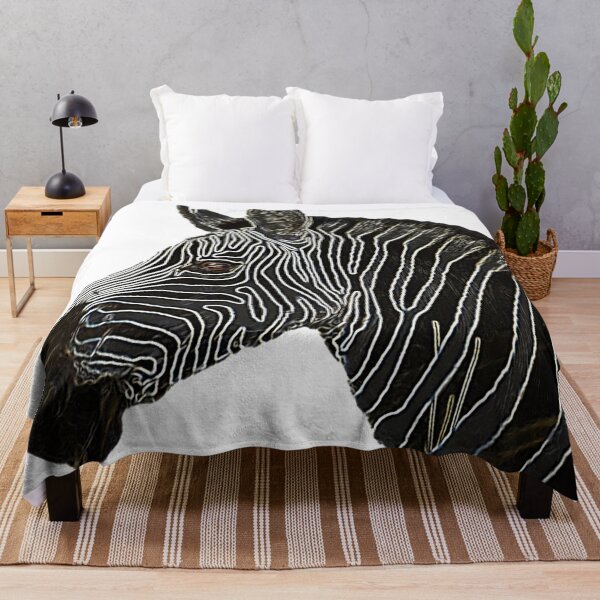 Item preview, Zebra Line Glow On White designed and sold by Boakes-Digital.
