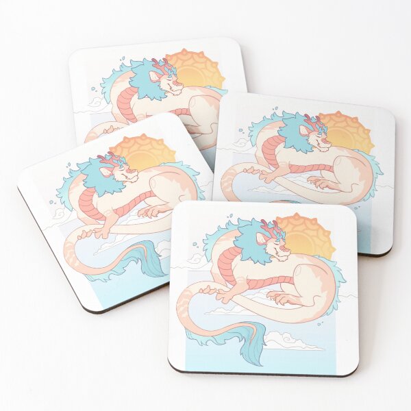 Item preview, Sleepy Dragon on blue designed and sold by Sundream-Merch.