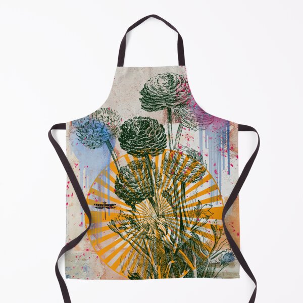 Item preview, Big flowers with yellow circle designed and sold by MAlomarCollage.