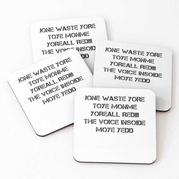 Item preview, Jone Waste Yore Toye Monme Yorall Rediii the Voice Insoide Moye Yedd (grunge) designed and sold by liftdesign.
