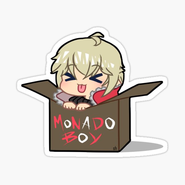 Shulk in a box Sticker