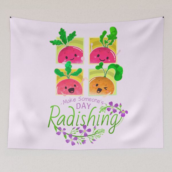 Item preview, Make Someone's Day Radishing - Punny Garden designed and sold by PunnyGarden.