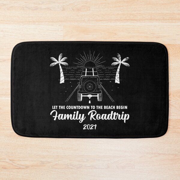 Item preview, Funny Beach Countdown Matching Family Road Trip 2021 print designed and sold by jakehughes2015.