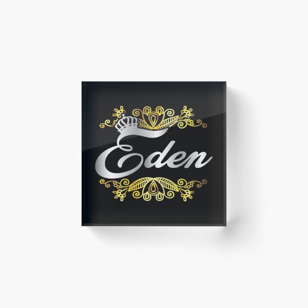 Aperçu de l'œuvre Conception de nom d'Eden - Eden- je suis Eden, cadeau pour Eden- Happy birth day Eden, conception de nom féminin créée et vendue par BAYIDESIGNER.
