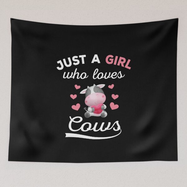 Item preview, Just A Girl Who Loves Cows - Cute and Funny Cows Lover designed and sold by ReadyArt.